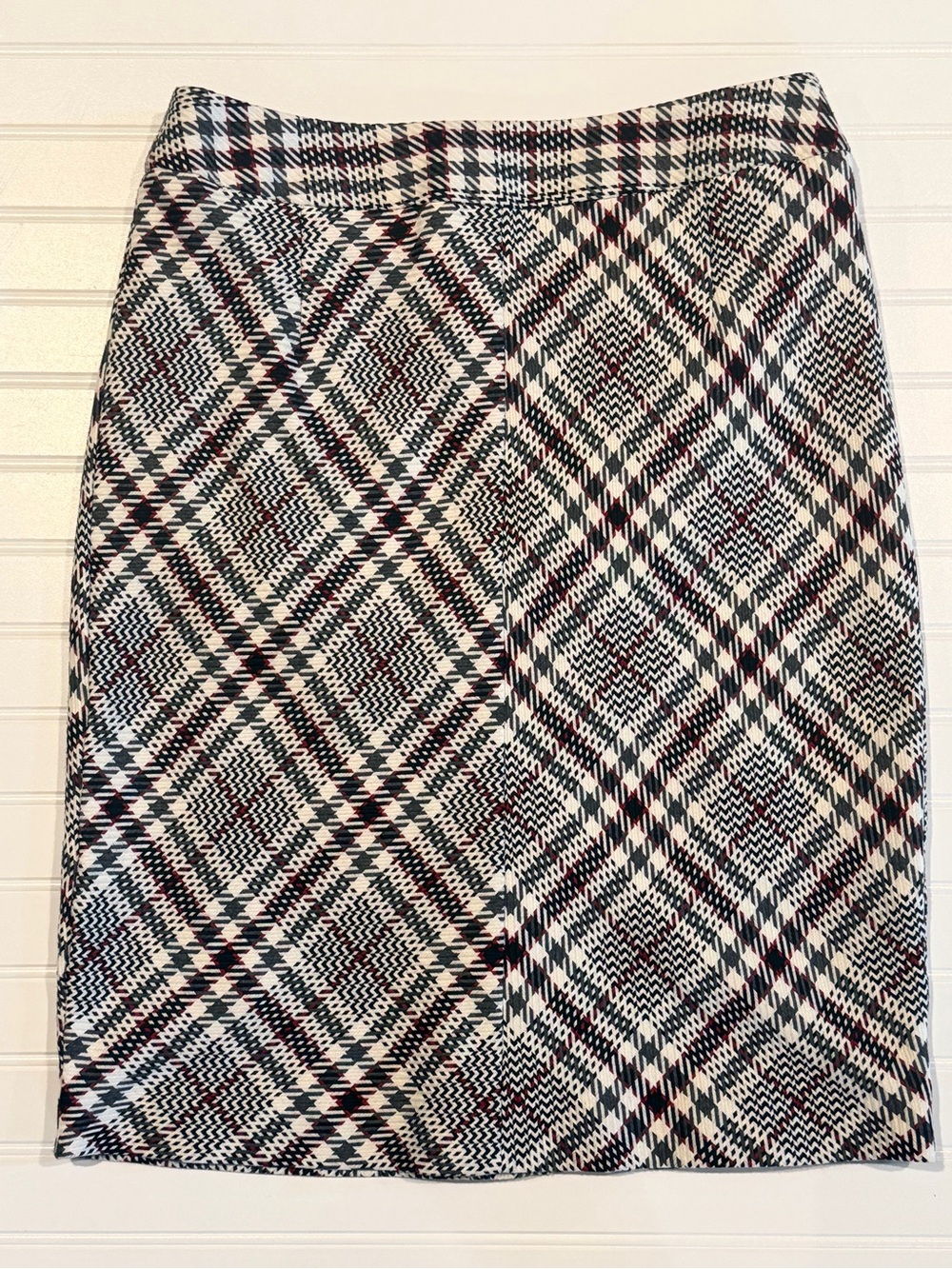East 5th Dark Academia‎ Plaid Checkered Straight Lined Pencil Skirt 12